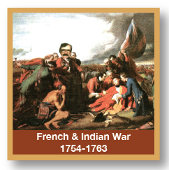 French and Indian War 1754 to 1763