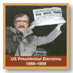 US Presidential Elections from 1868 to 1988